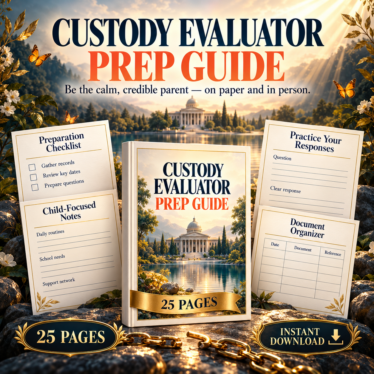 Court Ready Evidence Vault — 304-Page Divorce & Custody Documentation System for Narcissistic Abuse Survivors - Image 9