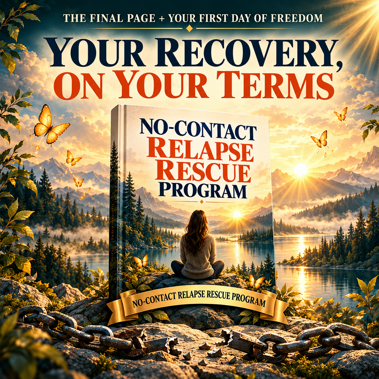 Your recovery on your terms — No-Contact Relapse Rescue Program for survivors