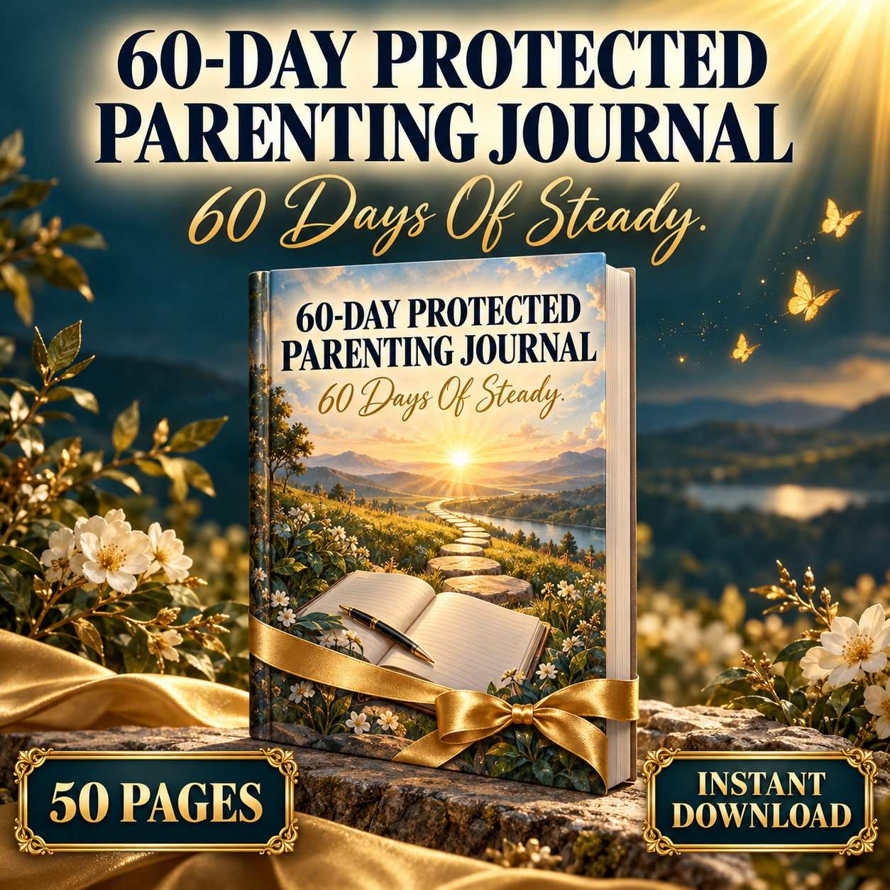 60-Day Protected Parenting Journal — 50 pages