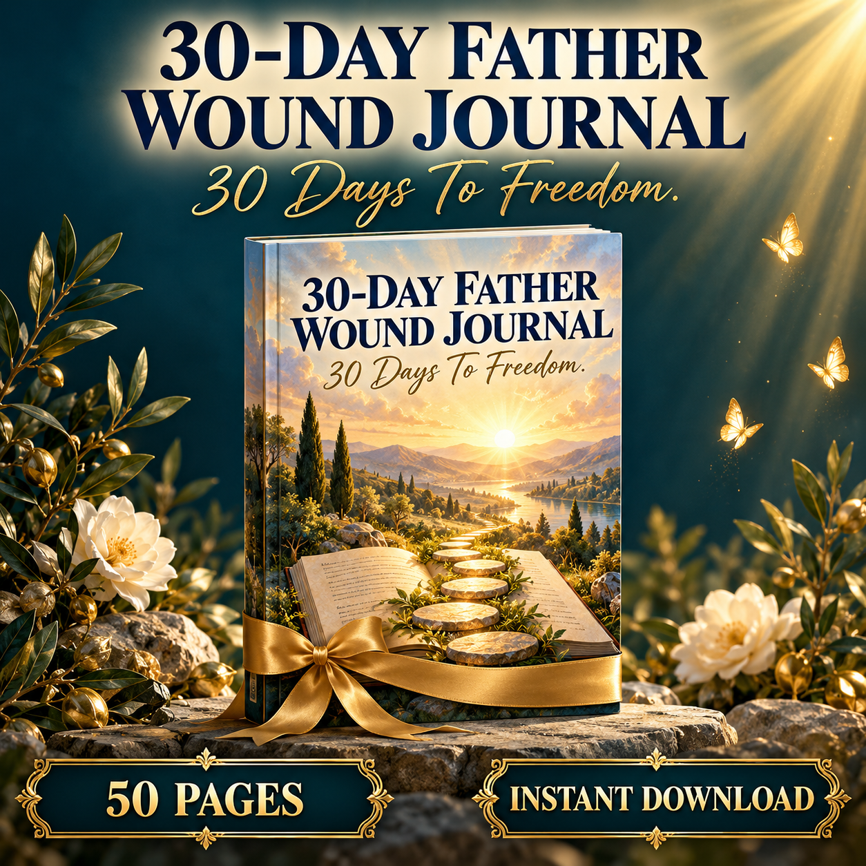 30-Day Father Wound Journal — 50 pages