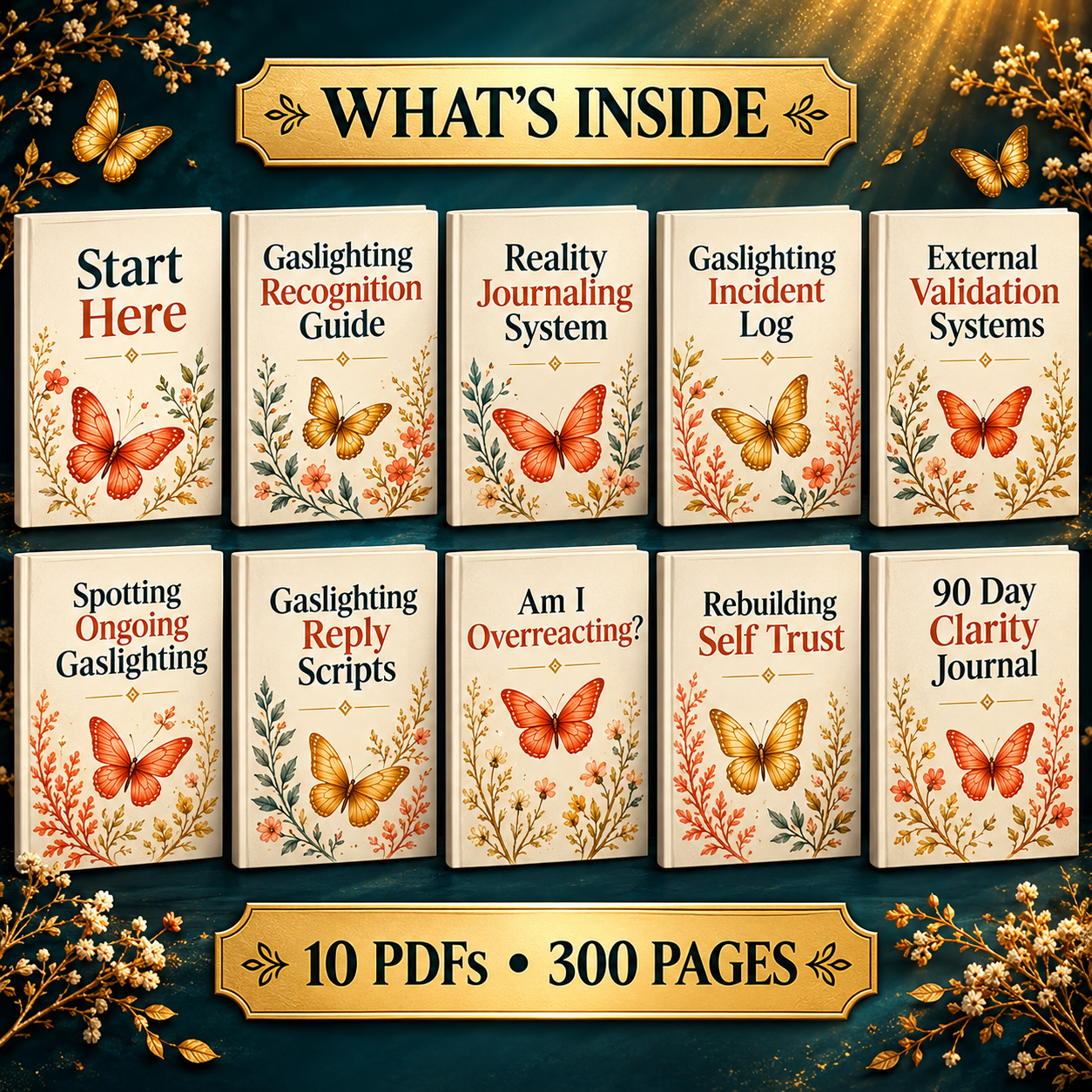 Gaslighting Recovery Bundle to Stop Doubting Yourself and Trust Your Mind Again - Image 3