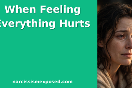 Western woman with a weary tender expression and glistening eyes, overwhelmed from being an empath
