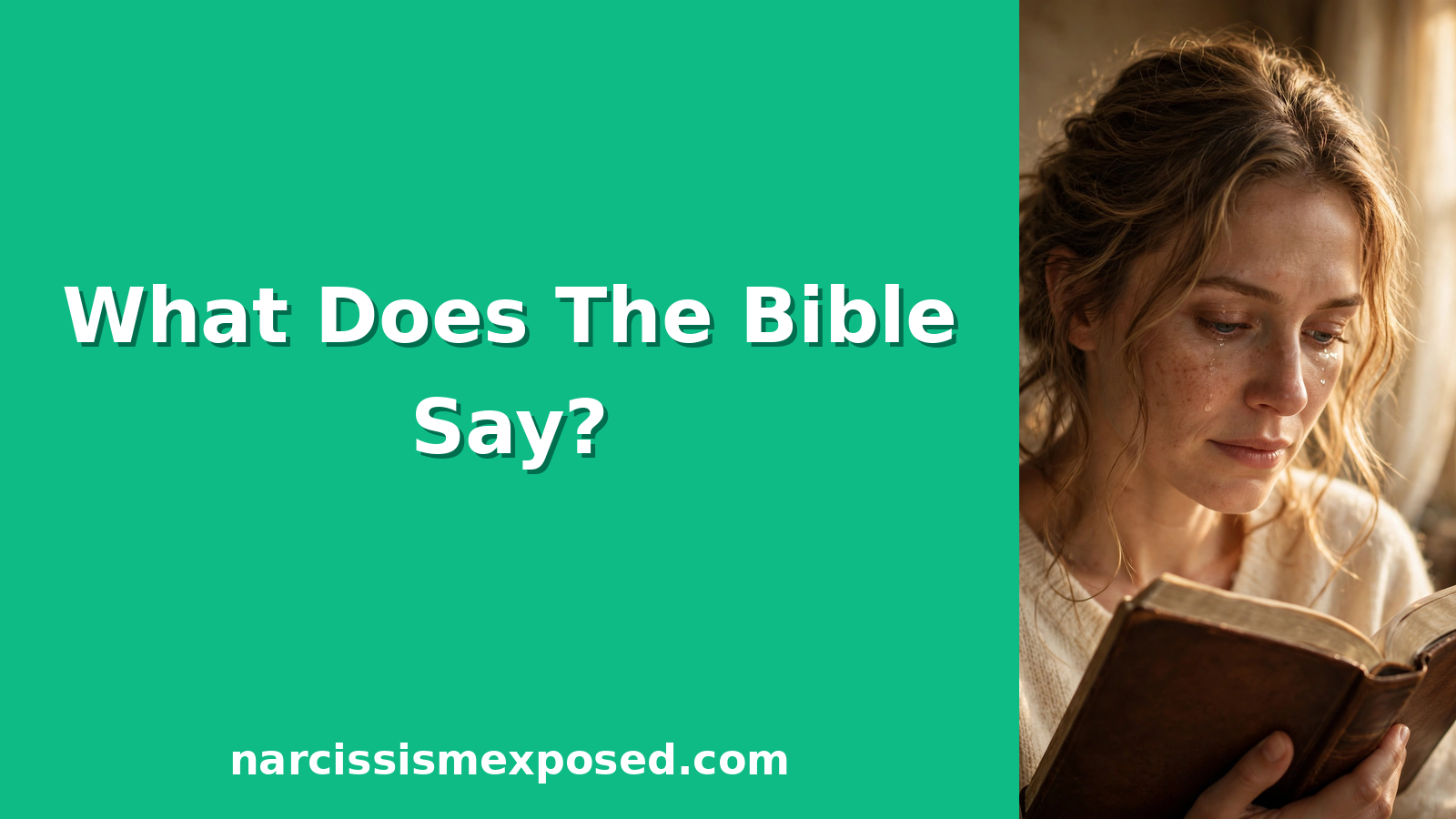 What The Bible Says About Narcissistic Abuse, 9 Truths featured image