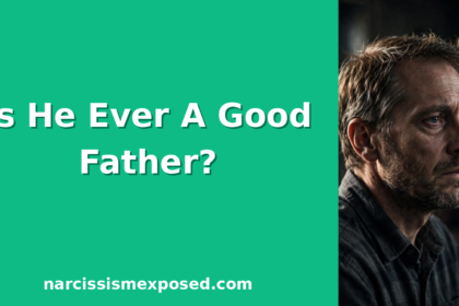 Distant middle-aged father's cold, hollow-eyed face in dark cinematic light, showing the emotional absence of a narcissistic father.