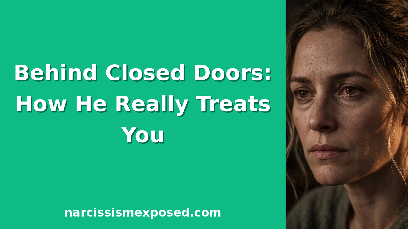 Illustrated guide: how does a narcissist treat his wife behind closed doors