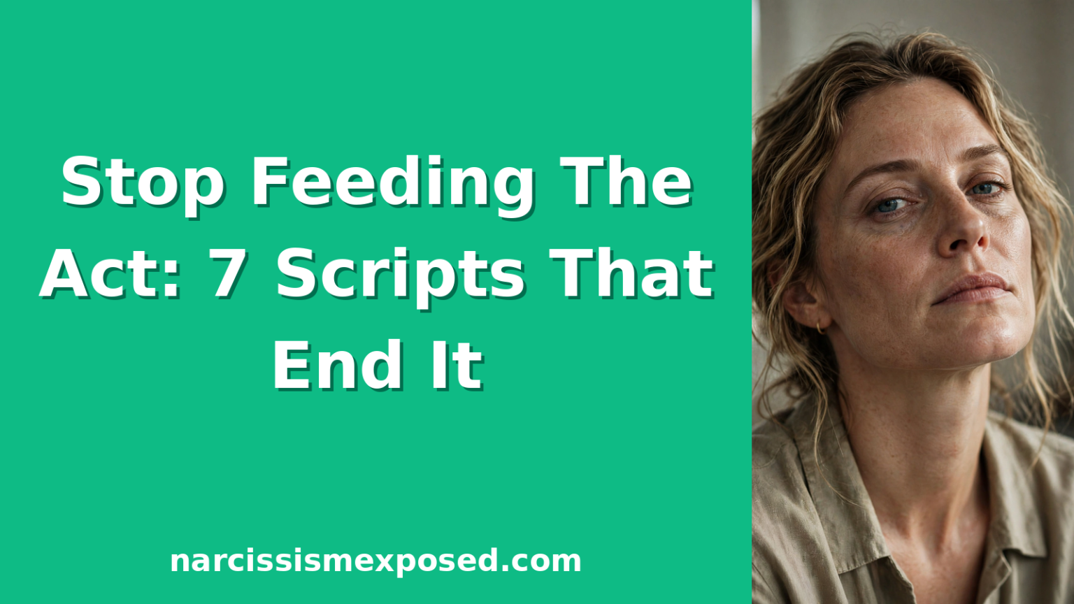 How to respond to a narcissist playing victim with calm word for word scripts
