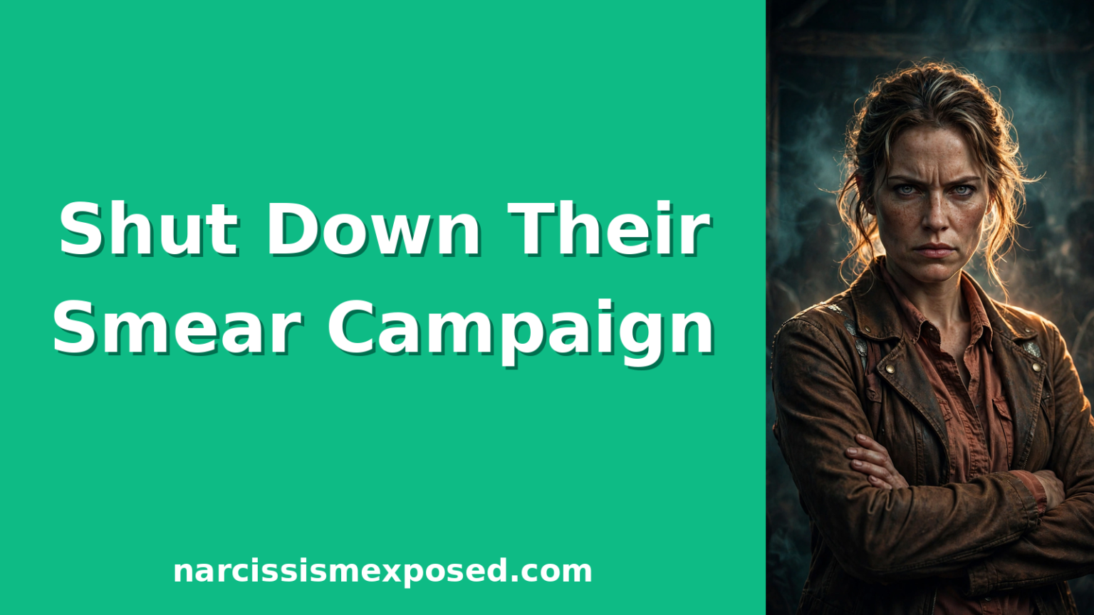 How To Shut Down A Narcissist Smear Campaign, 8 Moves featured image