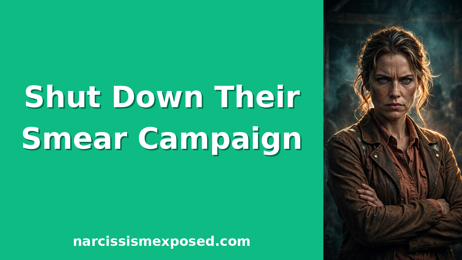 How To Shut Down A Narcissist Smear Campaign, 8 Moves featured image