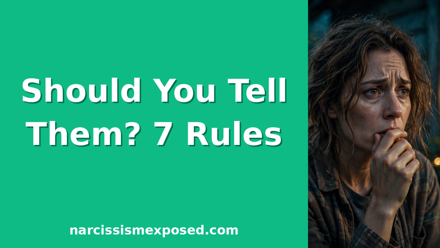 How To Tell Someone They Are A Narcissist, 7 Rules featured image